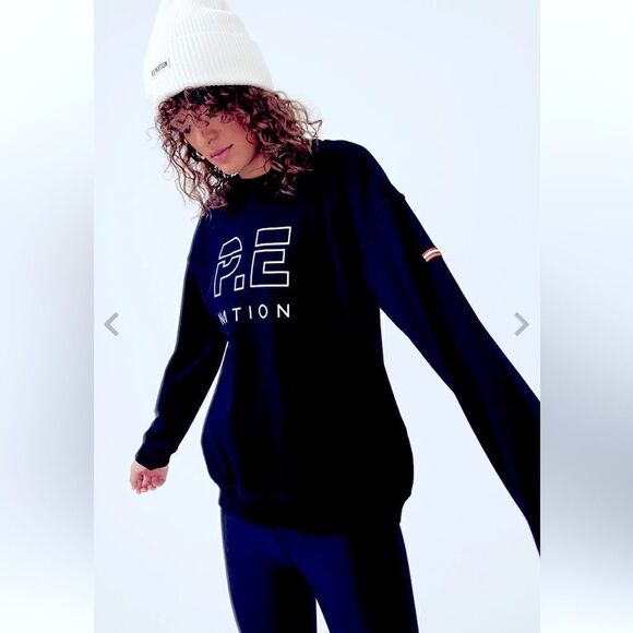 P.E NATION Heads Up Sweat Black - Picture 1 of 13